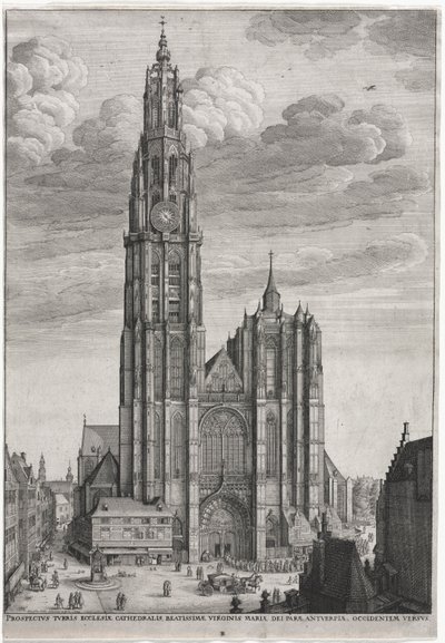 Antwerpen katedral, 1649. av Wenceslaus Hollar