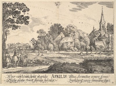 april, 1628-29. av Wenceslaus Hollar
