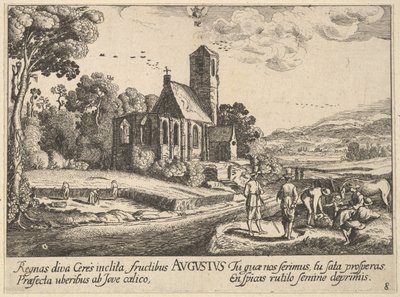 august, 1628-29. av Wenceslaus Hollar