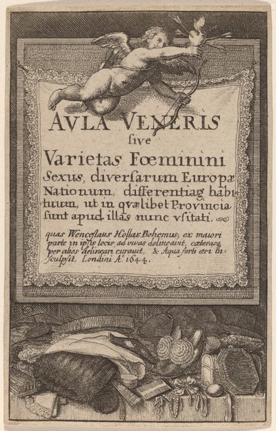 Fredagssalen: Tittelside av Wenceslaus Hollar