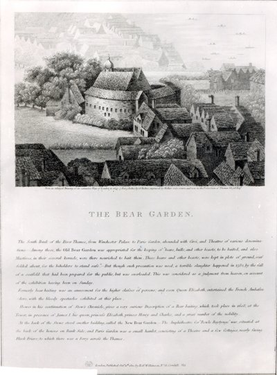 Bjørnehagen, 1647 av Wenceslaus Hollar