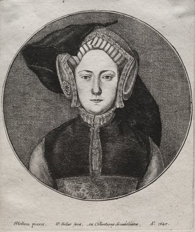 Katarina av Aragon av Wenceslaus Hollar