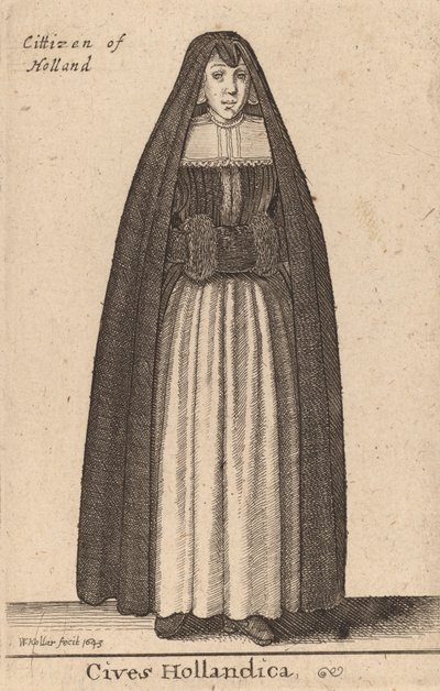 nederlandske statsborgere, 1643. av Wenceslaus Hollar