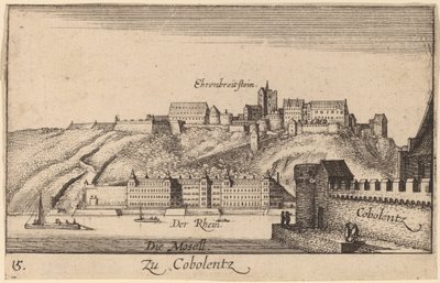 Coblentz av Wenceslaus Hollar