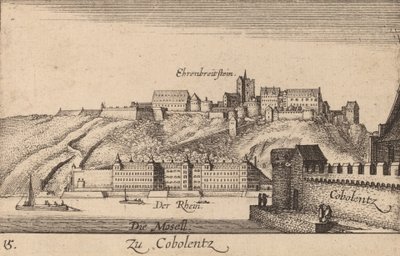 Coblentz, 1635. av Wenceslaus Hollar