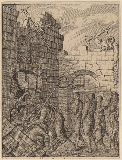 Nedstigning til helvete av Wenceslaus Hollar