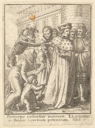 Duke, fra Dødedansen, 1651. av Wenceslaus Hollar
