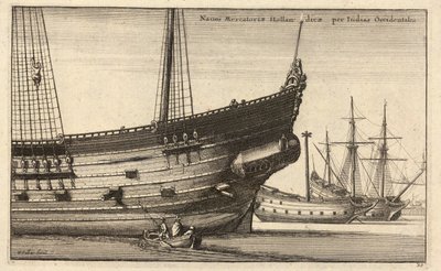 nederlandsk vestindiamann. Tilstand 2 av Wenceslaus Hollar