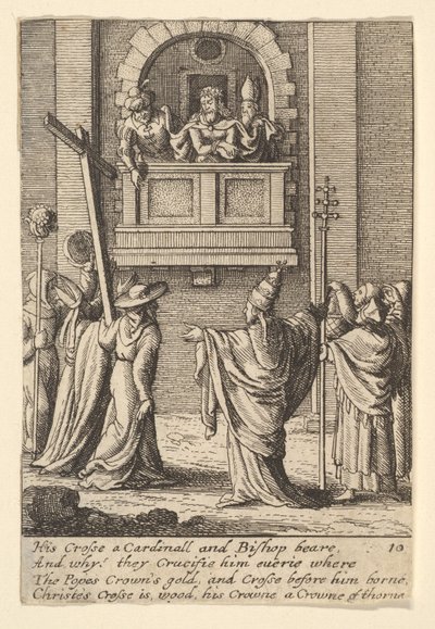 Se mann, 1625-77. av Wenceslaus Hollar