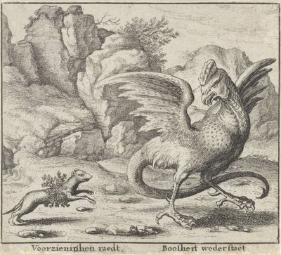 Fabel om basilisken og veslen Fables (serietittel) av Wenceslaus Hollar