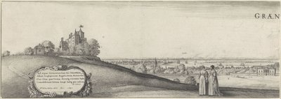 Utsikt over Greenwich (venstre tallerken) Greenwich (tittel på objekt) av Wenceslaus Hollar