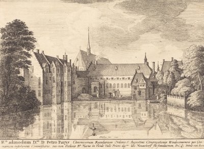 Groenendael Abbey, 1647. av Wenceslaus Hollar