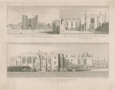 House of the Hospitallers of St John of Jerusalem, Clerkenwell av Wenceslaus Hollar