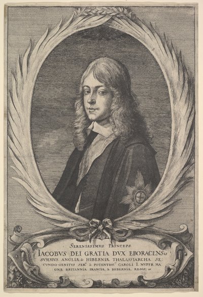 James, hertug av York, 1651. av Wenceslaus Hollar