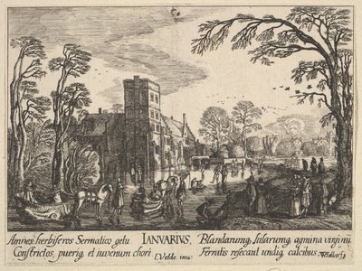 januar 1628-29. av Wenceslaus Hollar