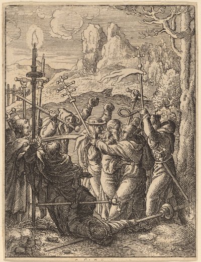Jesus tatt av Wenceslaus Hollar