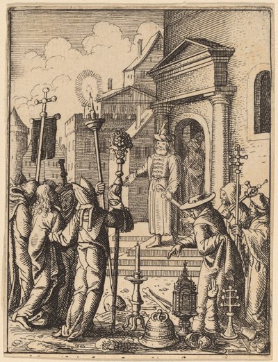 Jesus foran Pilatus av Wenceslaus Hollar