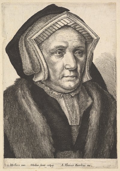 Lady Mary Butts, 1649. av Wenceslaus Hollar