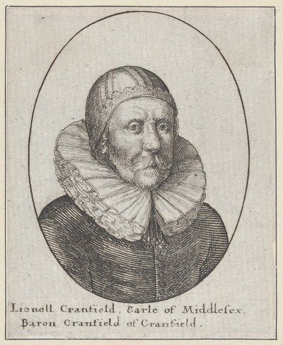 Lionell Cranfield, jarl av Middlesex, baron Cranfield av Cranfield, 1644., 1644. av Wenceslaus Hollar