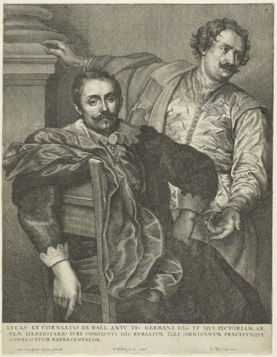 Luke og Cornelis av Wael av Wenceslaus Hollar