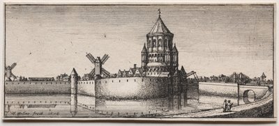 Moated byport av Wenceslaus Hollar