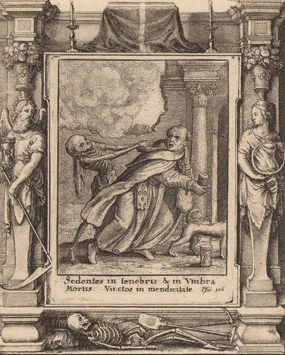 Munk, 1651. av Wenceslaus Hollar