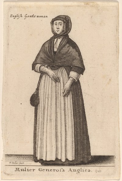 En sjenerøs engelsk kvinne av Wenceslaus Hollar