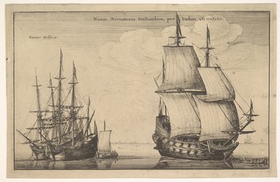 Nederlandsk østindiamann, 1647 av Wenceslaus Hollar