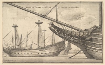 Nederlandsk vestindiamann, 1647 av Wenceslaus Hollar