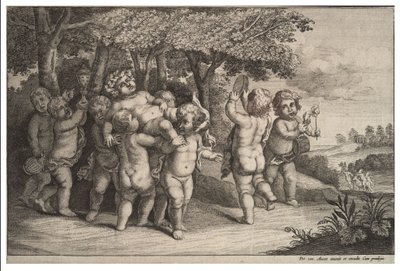 Ni små gutter av Wenceslaus Hollar