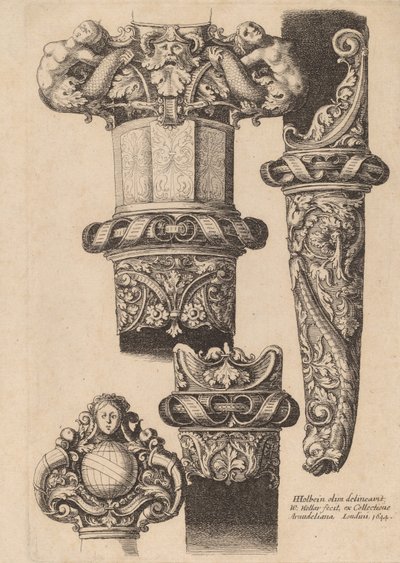 Ornament for a Dagger and Scabbard, 1644. av Wenceslaus Hollar