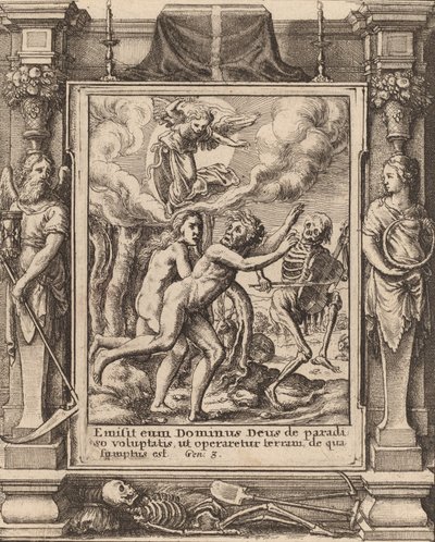 Paradise Lost, 1651. av Wenceslaus Hollar