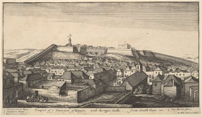 Prospekt av den indre delen av Tanger, ca. 1670. av Wenceslaus Hollar