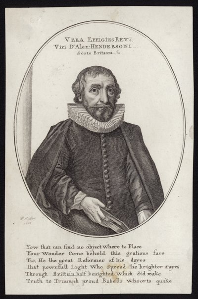 Pastor Alexander Henderson av Wenceslaus Hollar