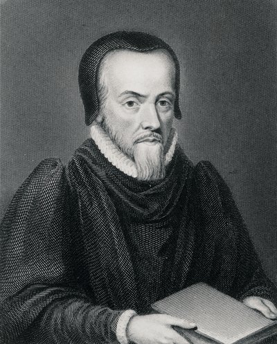 Richard Hooker (ca. 1554-1600), gravert av Edward Finden av Wenceslaus Hollar