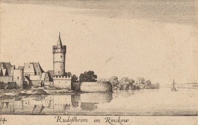 Rudesheim, 1635. av Wenceslaus Hollar