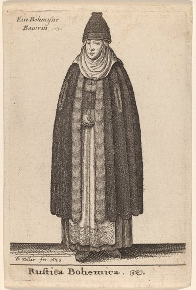 Bohemsk land av Wenceslaus Hollar