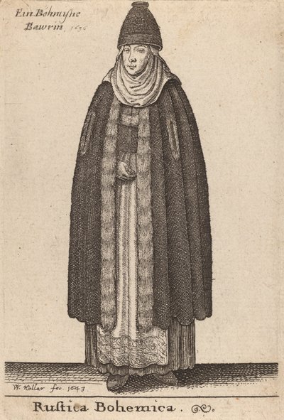 Bohemland, 1643. av Wenceslaus Hollar