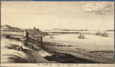 S.E. hjørnet av Tanger. Tilstand 1 av Wenceslaus Hollar