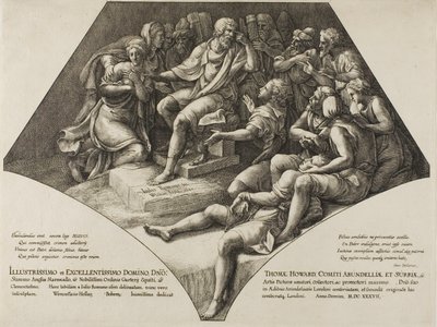 Seleukos og hans sønn av Wenceslaus Hollar