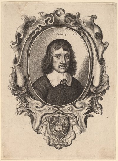 Selvportrett av Wenceslaus Hollar