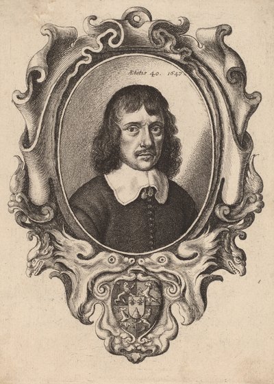 Selvportrett, 1647. av Wenceslaus Hollar