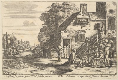 Våren, 1629. av Wenceslaus Hollar