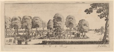 Vår: Skytebanen, ca. 16281629. av Wenceslaus Hollar
