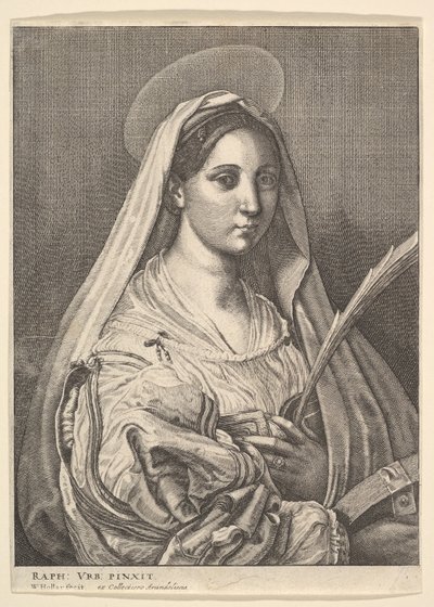 St. Katarina av Alexandria, 1644-52. av Wenceslaus Hollar