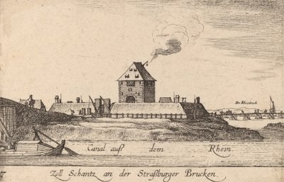 Strasbourg: Tollhuset, 1635. av Wenceslaus Hollar