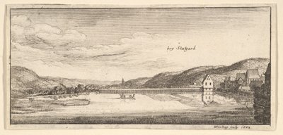 Stuttgart: The Lake, 1663-65. av Wenceslaus Hollar