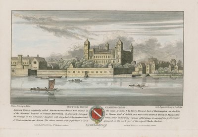 Suffolk House, Charing Cross, London av Wenceslaus Hollar