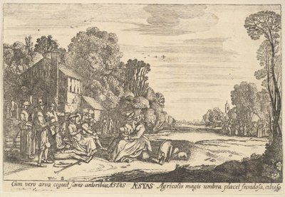 Sommeren, 1629. av Wenceslaus Hollar