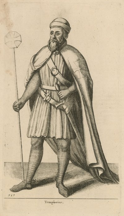 Templar av Wenceslaus Hollar